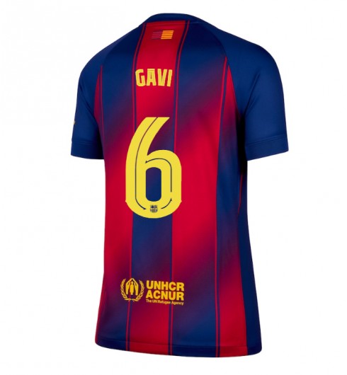 Barcelona Paez Gavi #6 Domácí Dres pro Dámské 2025-26 Krátký Rukáv Barcelona Paez Gavi #6 Domácí Dres pro Dámské 2025-26 Krátký Rukáv